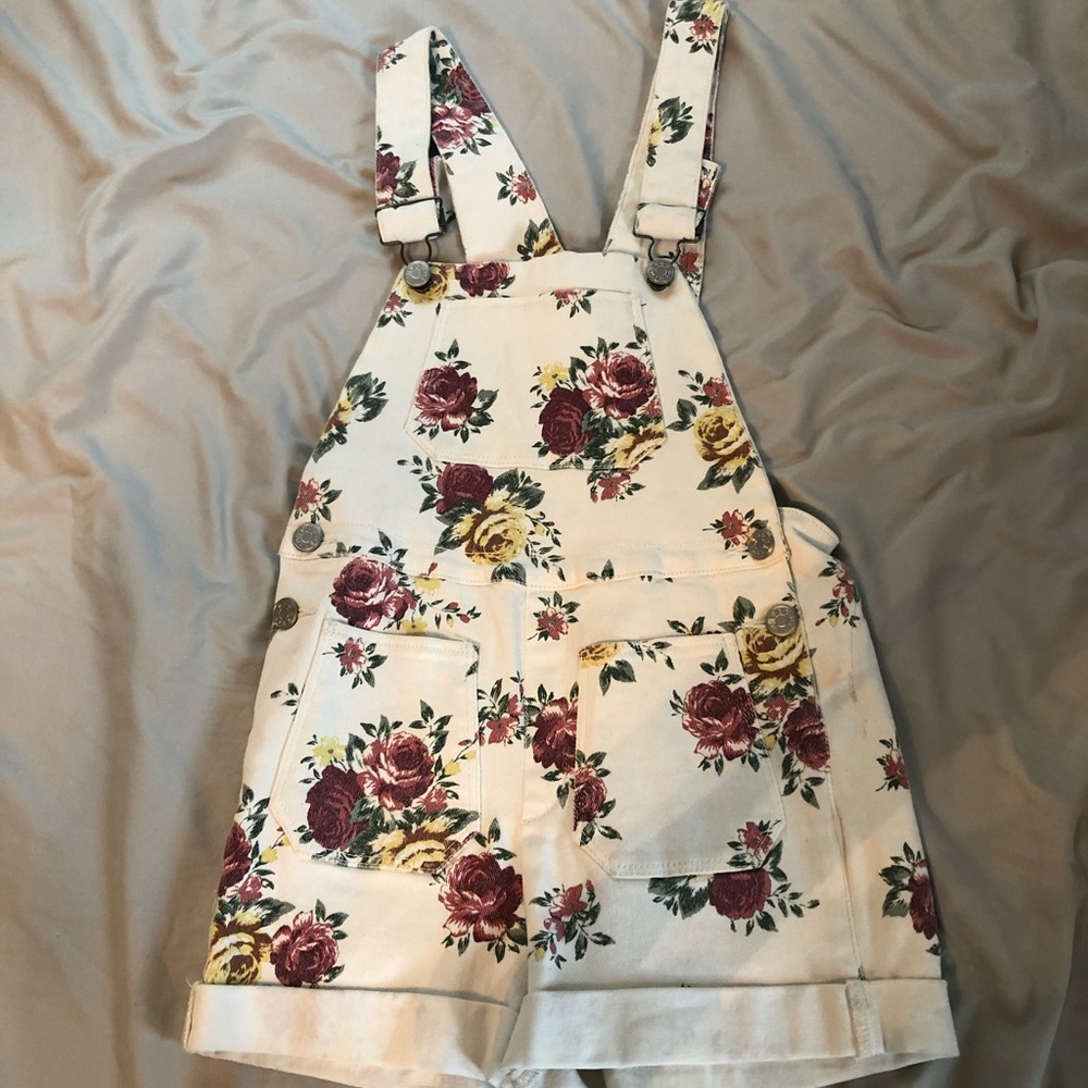 Urban Outfitters BDG Floral Overalls
